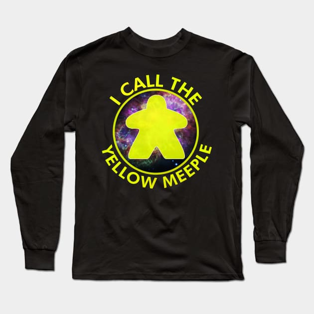 I Call the Yellow Meeple Long Sleeve T-Shirt by GorsskyVlogs